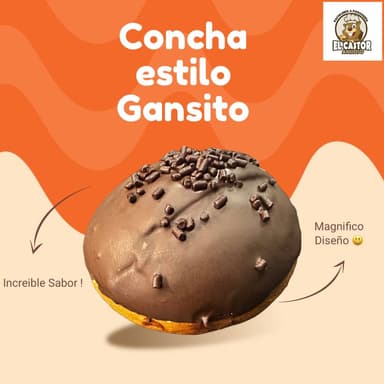 Concha Estilo Gansito