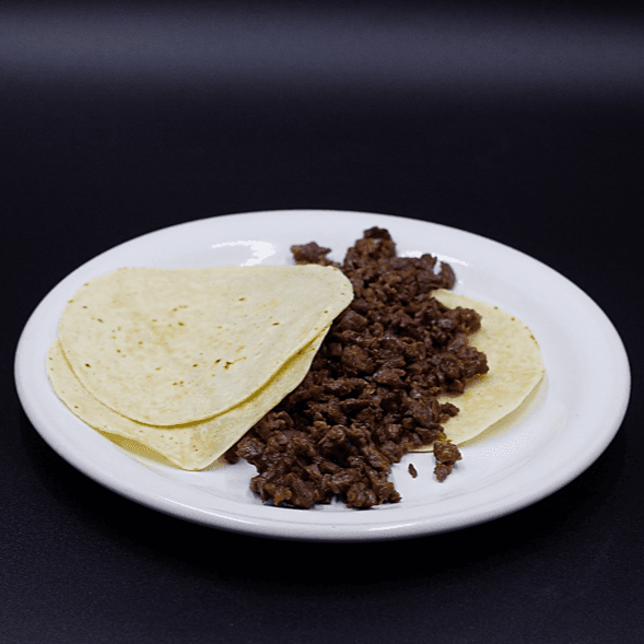 Taco de Arrachera (Tortilla de Maíz)