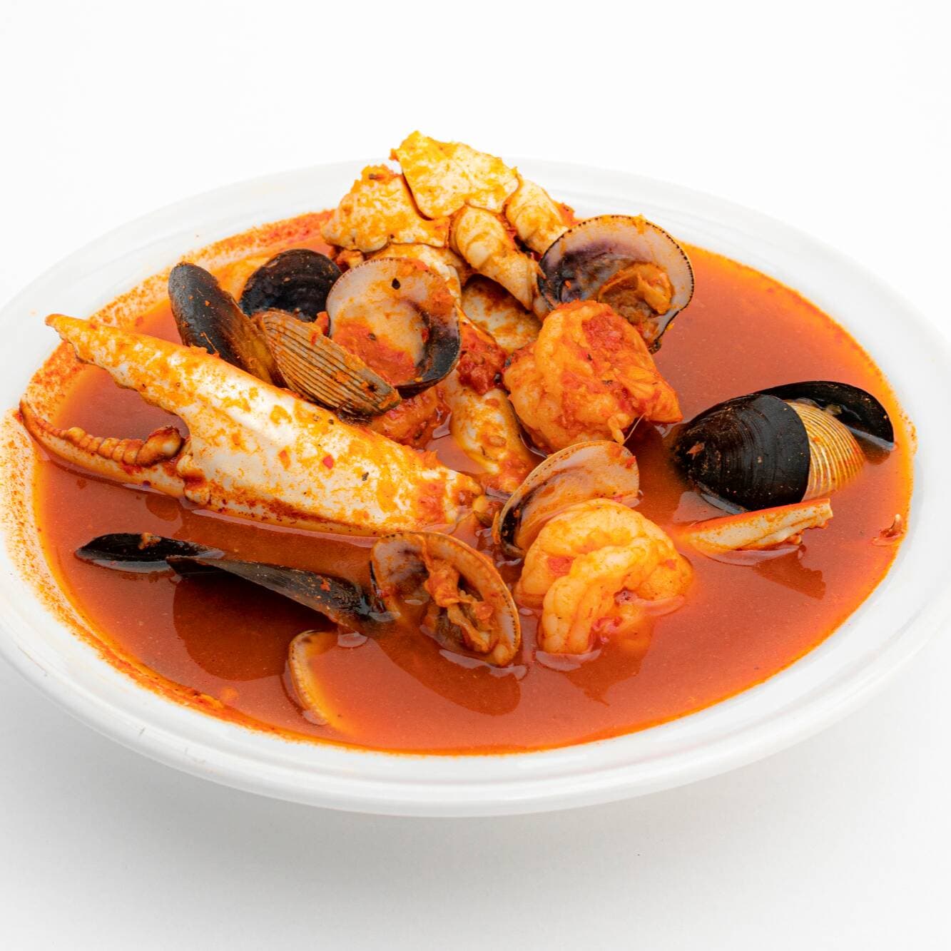 Sopa mariscos cajun