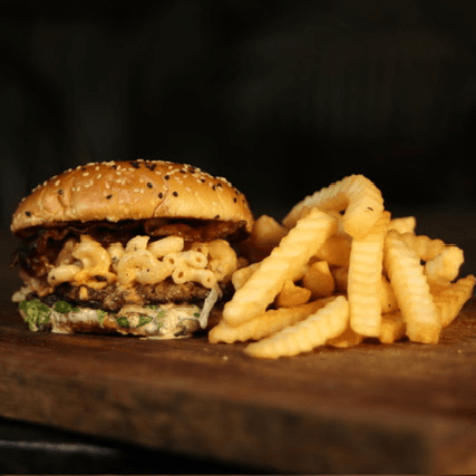 Hamburguesa Mac & Cheese