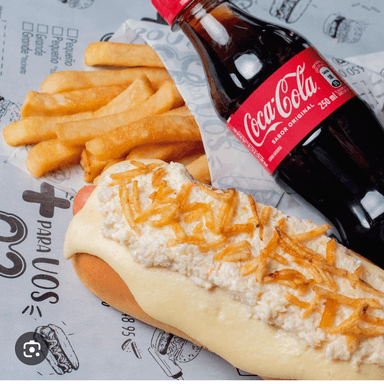 4  Perros Super Gratinados+4 Francesas+4gaseosas
