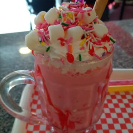 Malteada de Frutos Rojos
