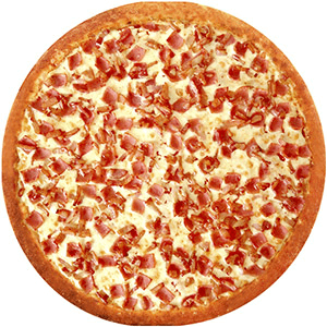 PIZZA FAMILIAR JAMÓN TOCINO