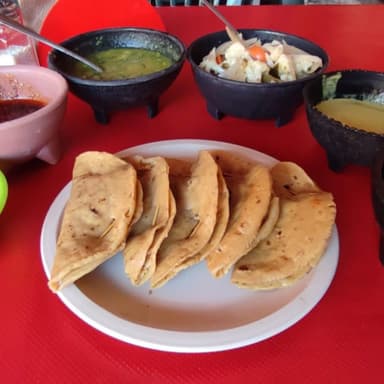 Quesadilla de Papa con Carne