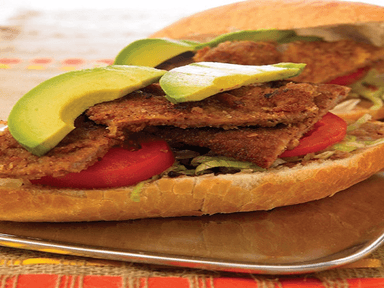 Lonche de Arrachera de Res