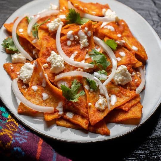 CHILAQUILES ROJOS