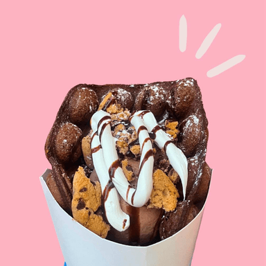 Bubble Waffle de Chocolate