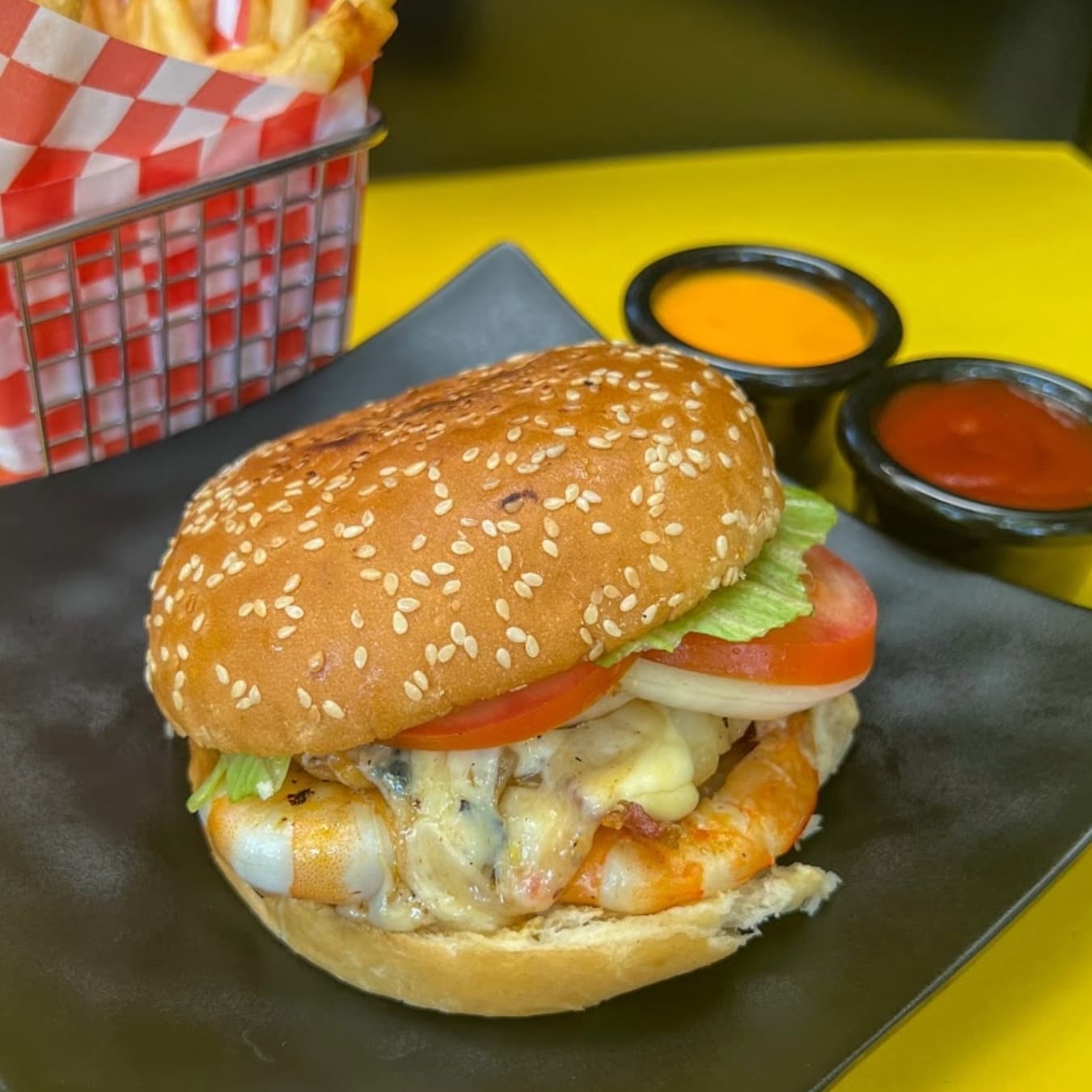Hamburguesa de Camarón
