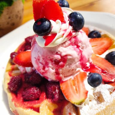 Waffle Frutos Rojos