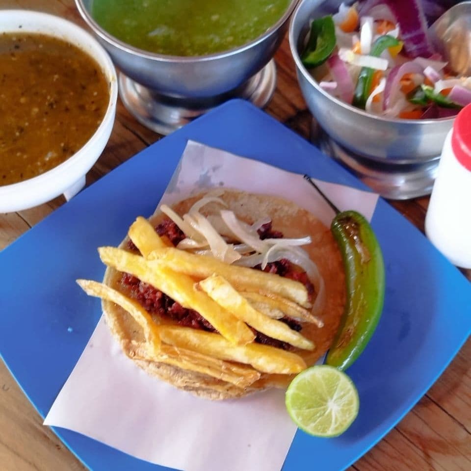 Taco RANCHERO (Longaniza/Adobada)