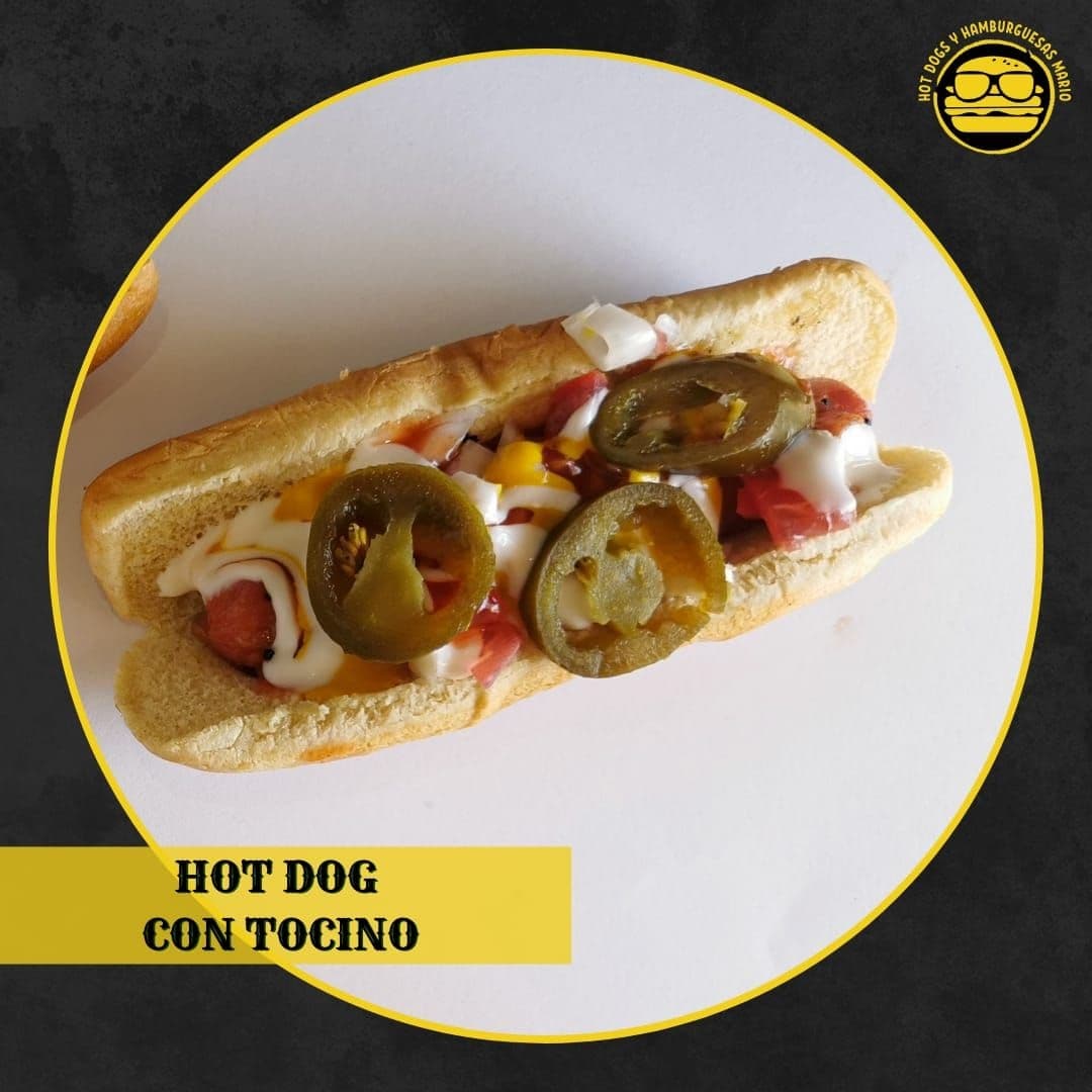 Hot Dog con Tocino