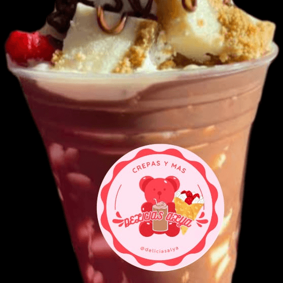 Fresas con Crema (3 Toppings a Elegir) 20oz
