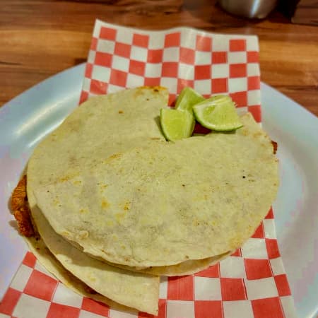 Quesadilla con carne Doble (2 T)