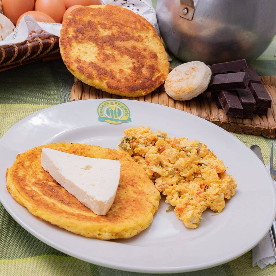 Desayuno tradicional sin calentao
