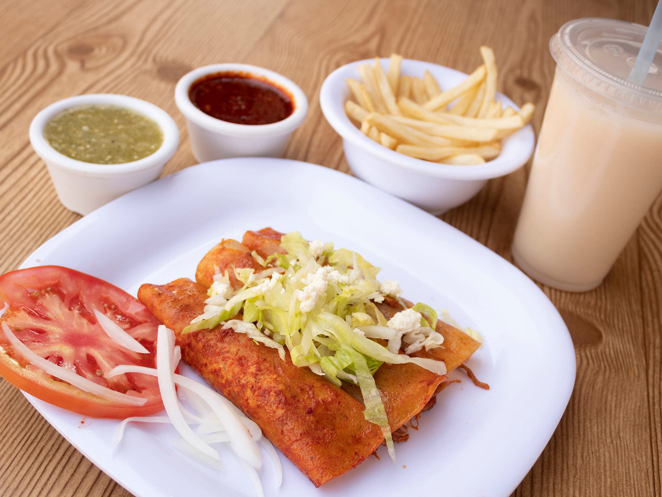 ENCHILADAS DE QUESO(3PIEZAS)