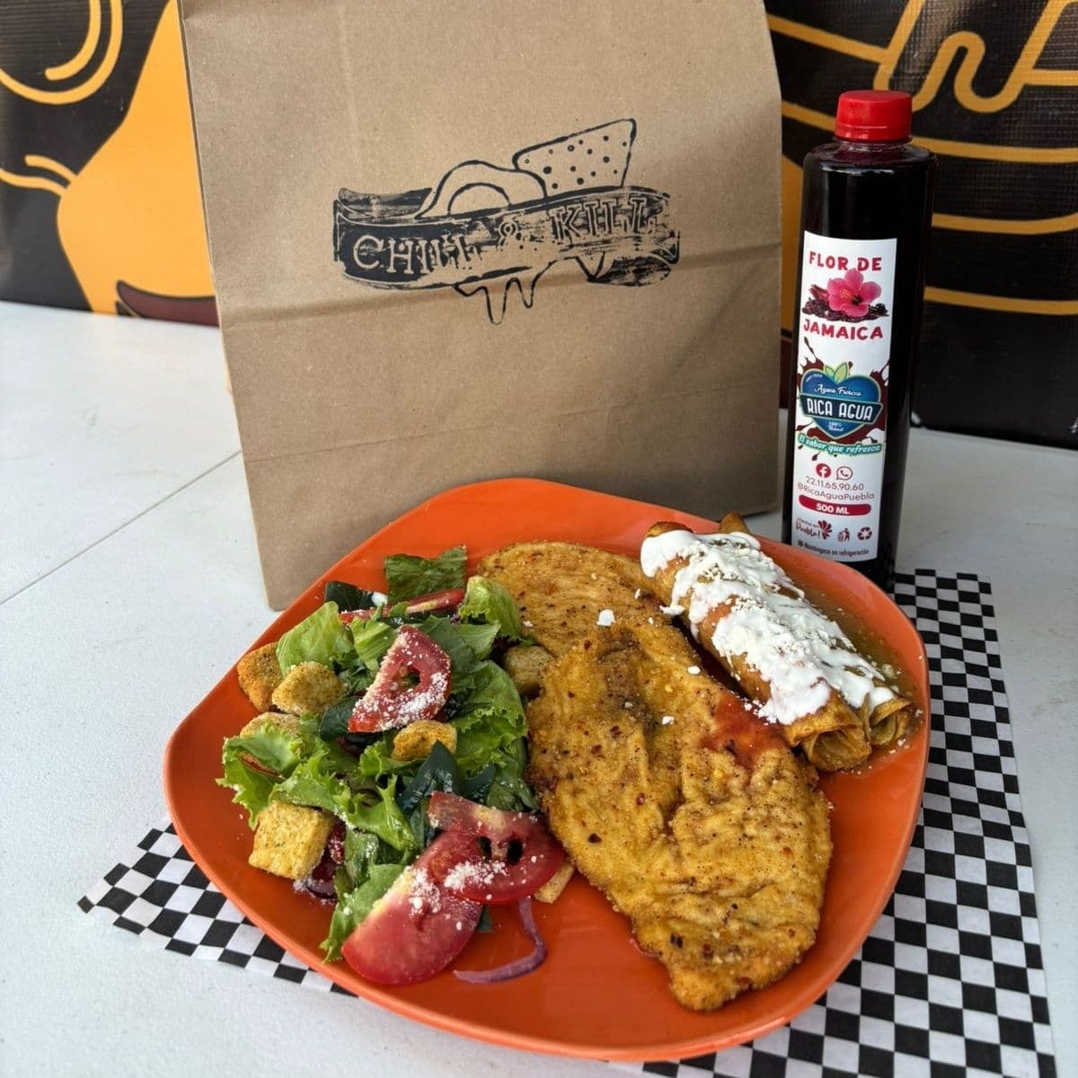 Platon Milanesa (dos Complementos) + Refresco