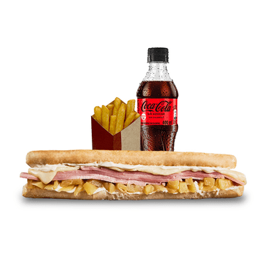 Combo Grande Sándwich Hawaiano