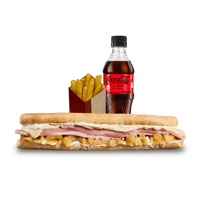 Combo Personal Sándwich Hawaiano