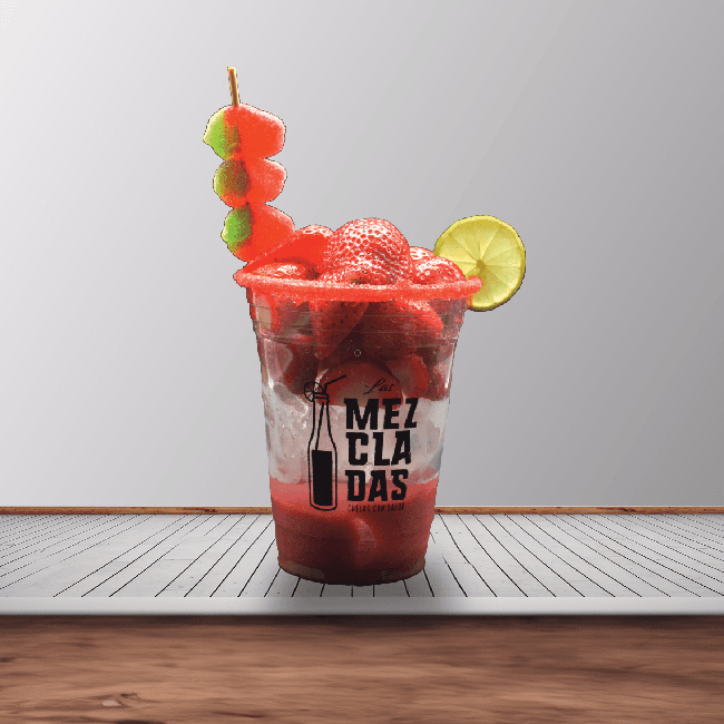 Mezclada Fresa Grande 1L