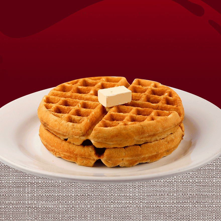 Waffle Tradicional 2 Pz