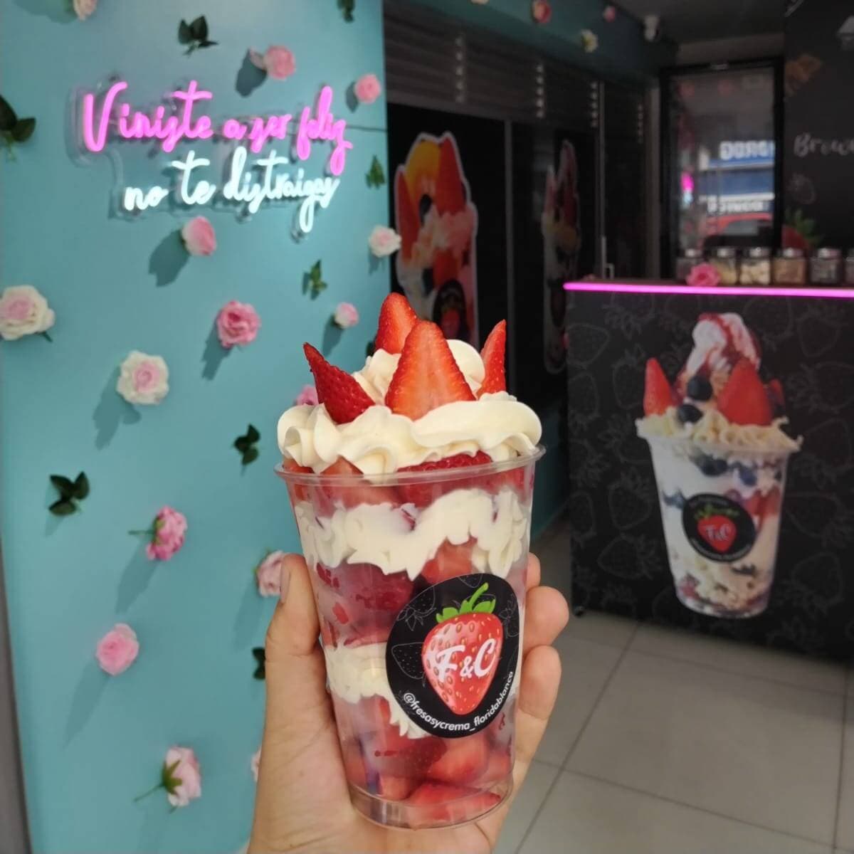 Fresas con Crema