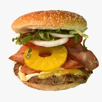 Hamburguesa hawaiana