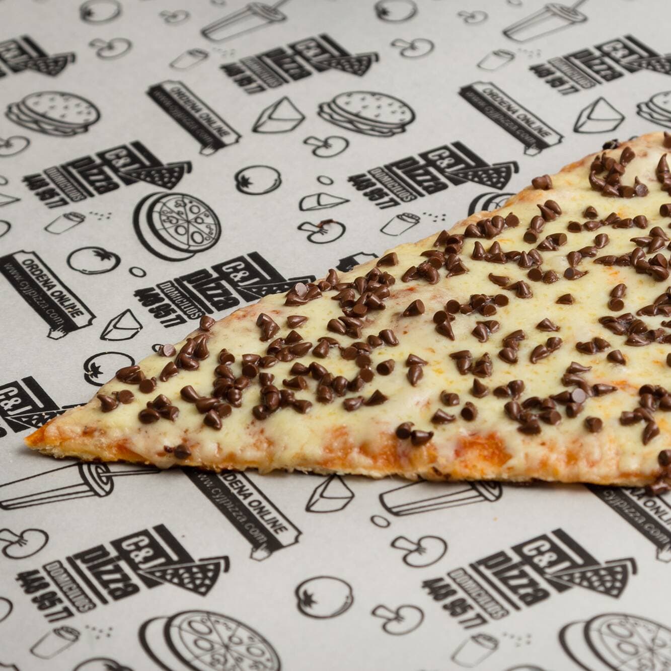 Pizza de chocolate