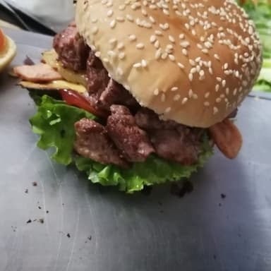 Hamburguesa De Arrachera Doble