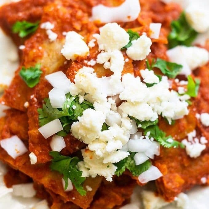 Chilaquiles Rojos