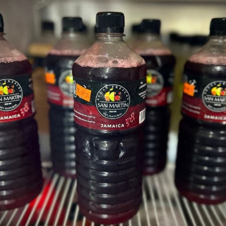 Agua de Jamaica 1 Litro