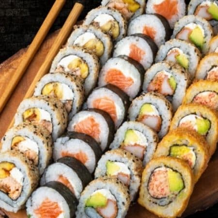 Combo 60 Bocados Phil-Sal Sk-Cali T-Ebi-Tuna T. SB
