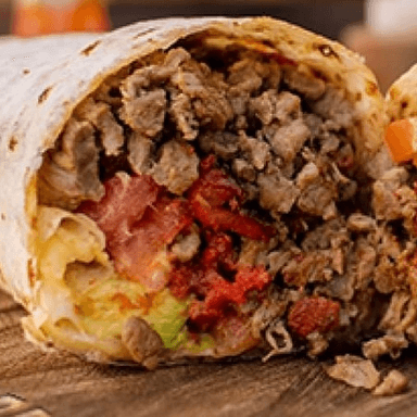 Burrito de Bistec con Longaniza