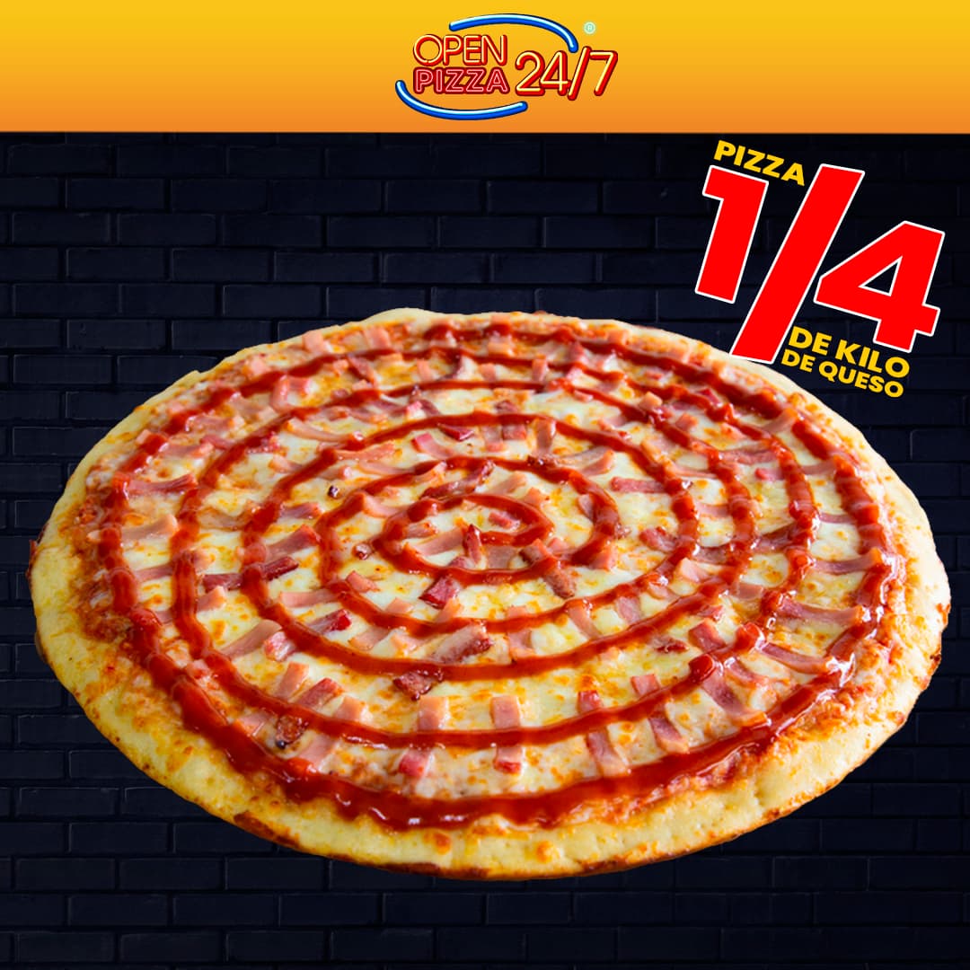 Pizza Turkey Bacon BBQ.-