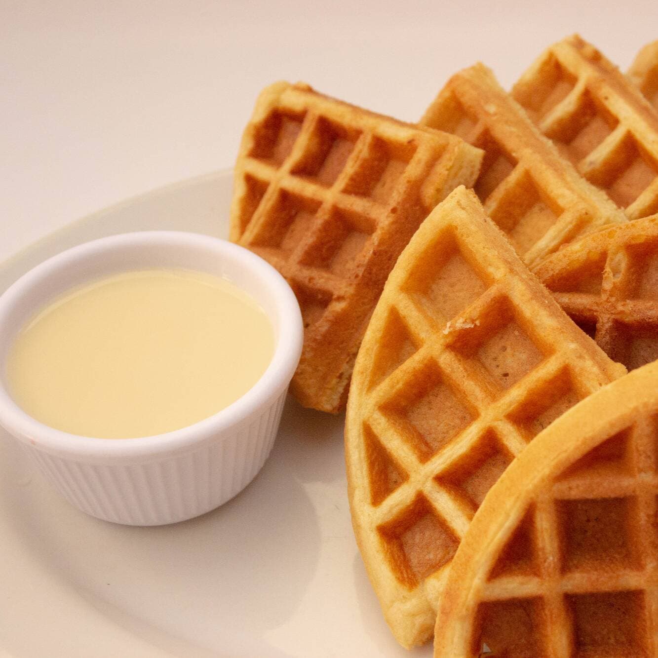 Waffle con Lechera