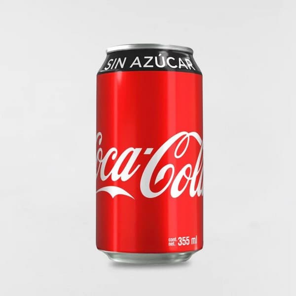 Coca Cola sin Azúcar 355 ml.