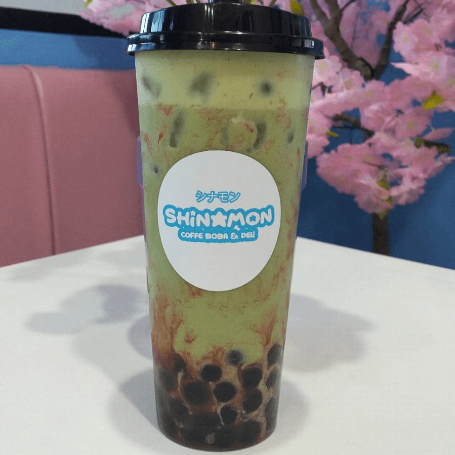 Matcha Fresa Milk Tea