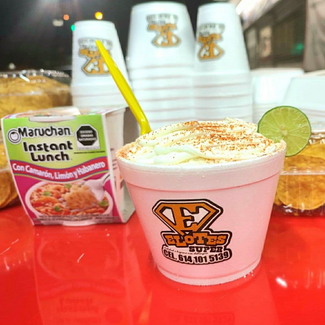 Elote en Vaso Litro