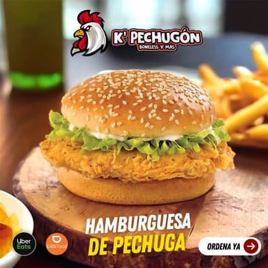 Hamburguesa de Pollo