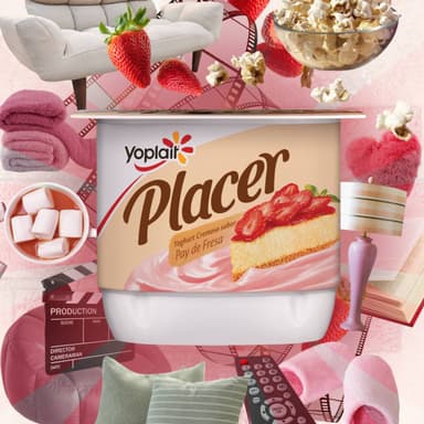 Pay de fresas yoplait