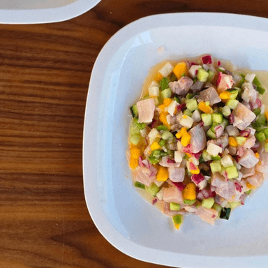 Tostada de Ceviche de Pescado
