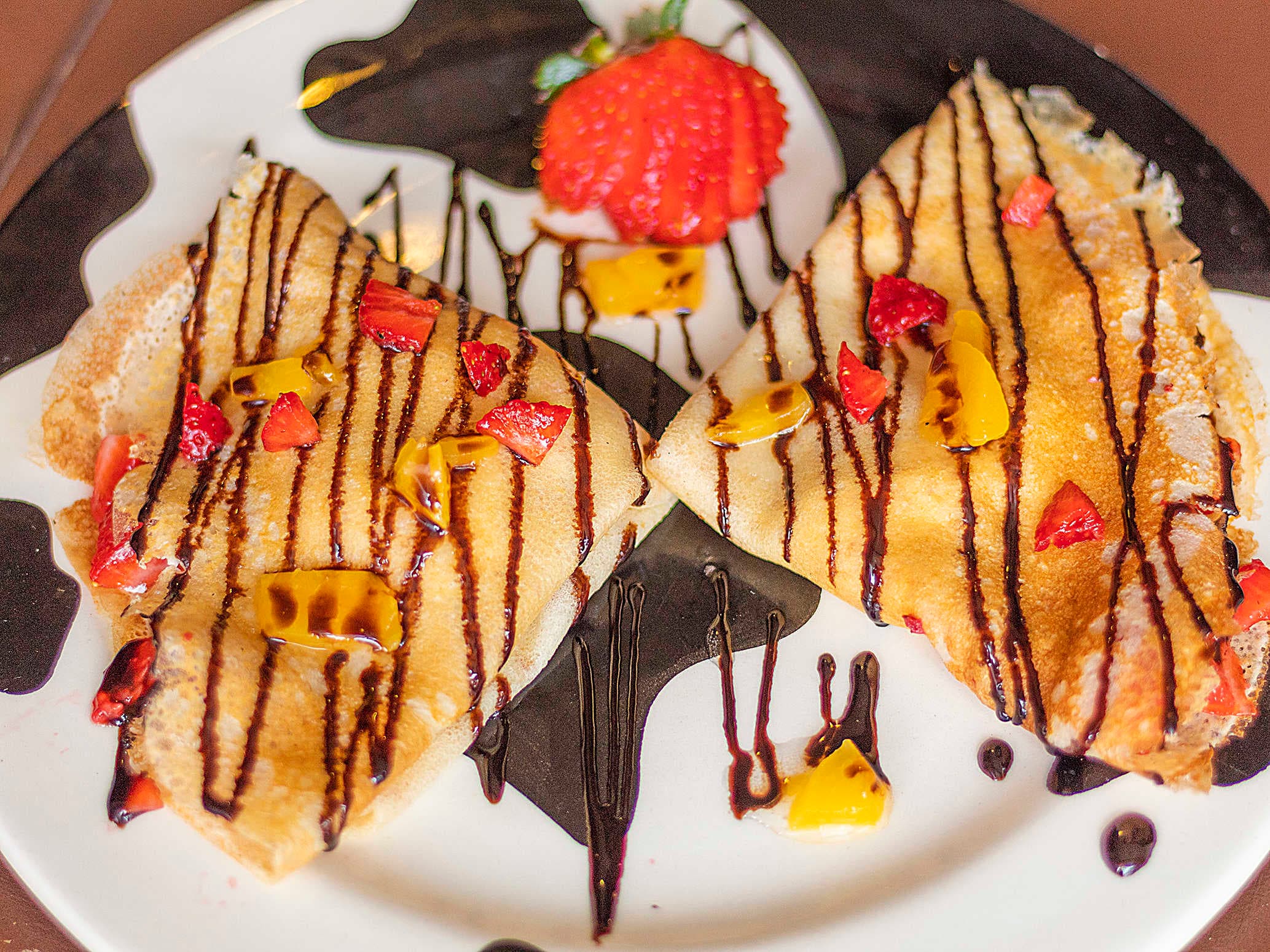 Crepa de Chocolate y Fruta