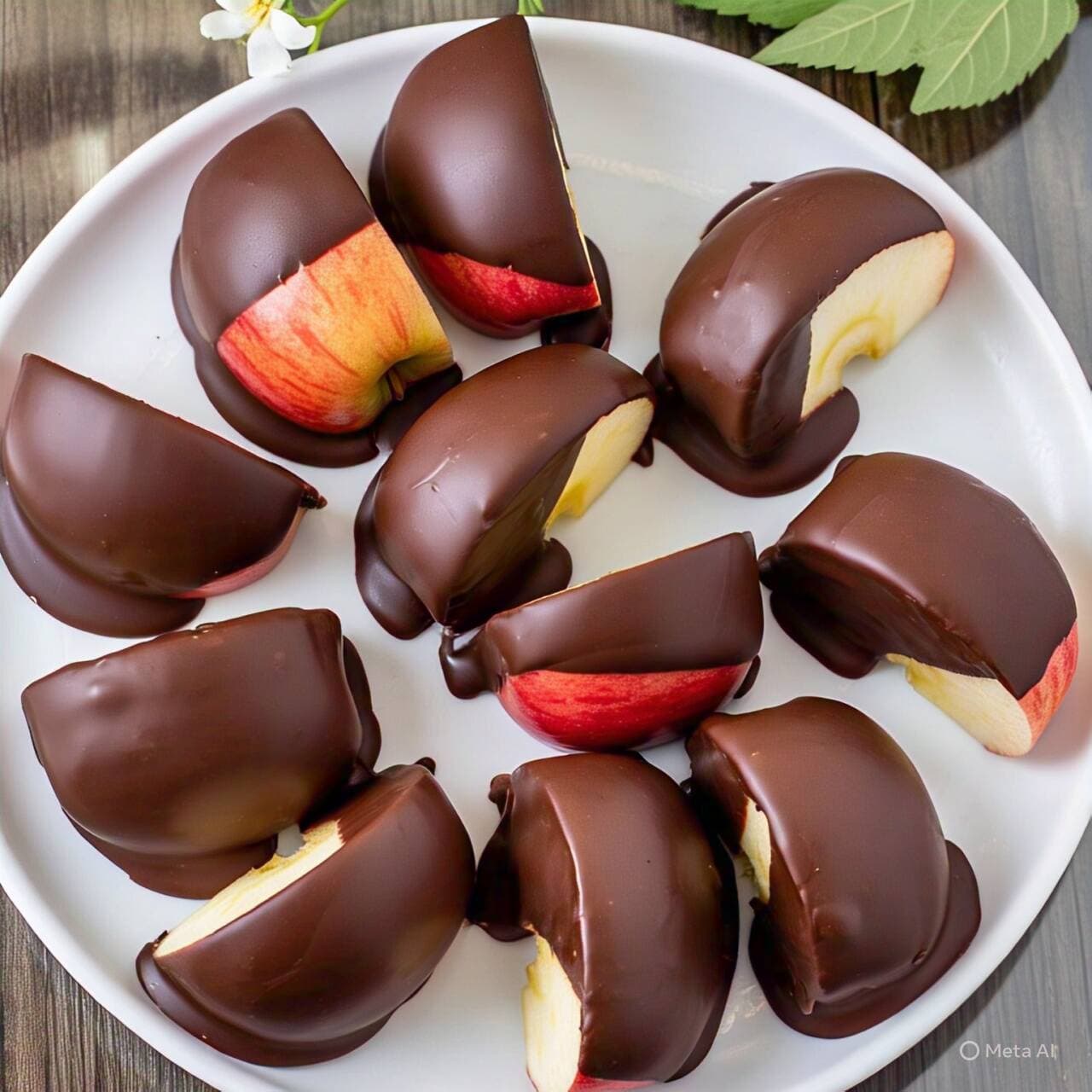 Manzana con Chocolate