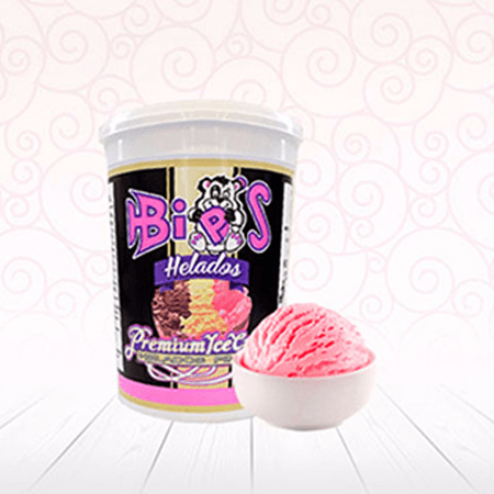 Nieve Tradicional de Fresa 1 L