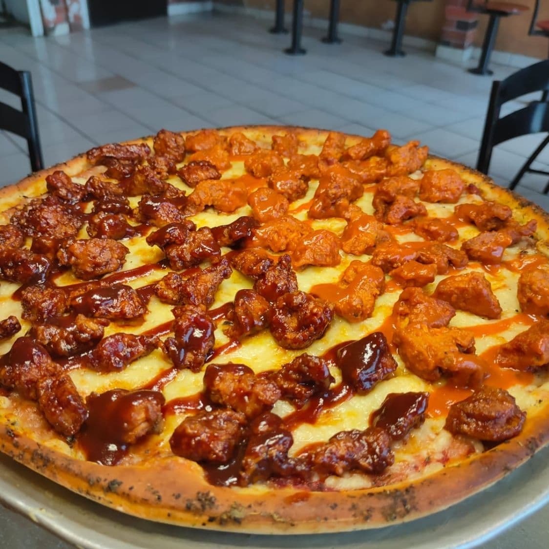 Pizza de Boneless