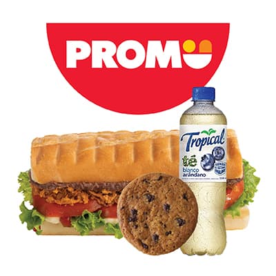 Sandwich de Carne +Tropical Té Blanco + Galleta...