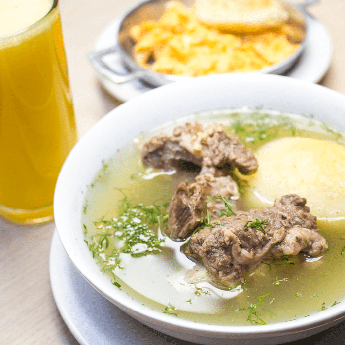 Combo Desayuno Caldo Costilla