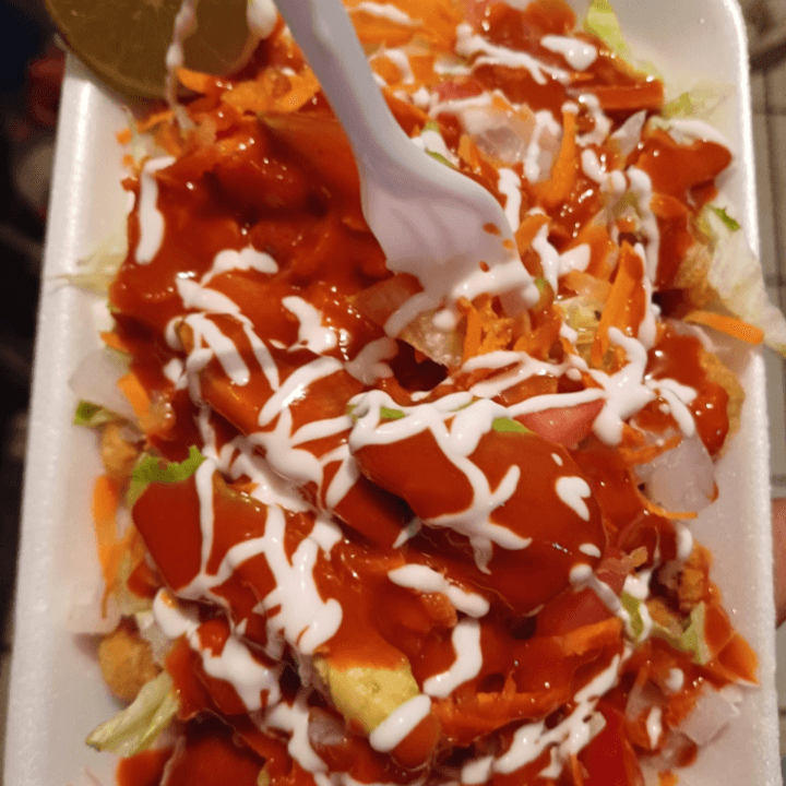 CHICHARRONES C/ VERDURA.