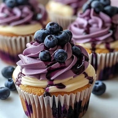 Cupcakes Vainilla con Moras