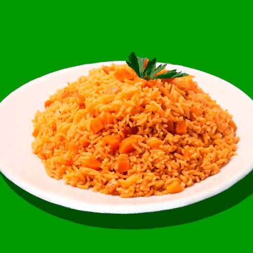 Arroz Rojo con Chiles Toreados