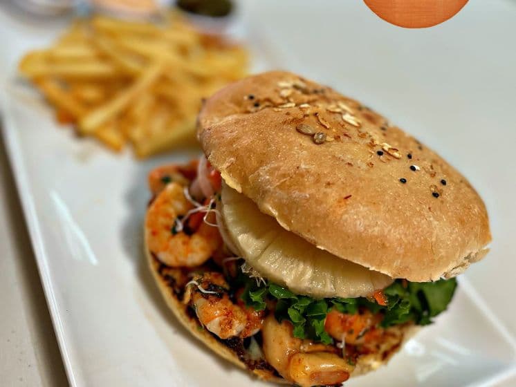 Hamburguesa de Camarón